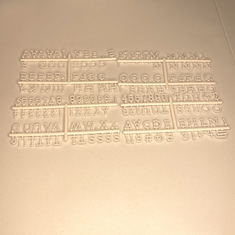 Letters for Felt Letter Board- Letters, Numbers & Symbols